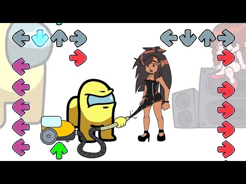 Mini crewmate kills Friday Night Funkin Characters | FNF