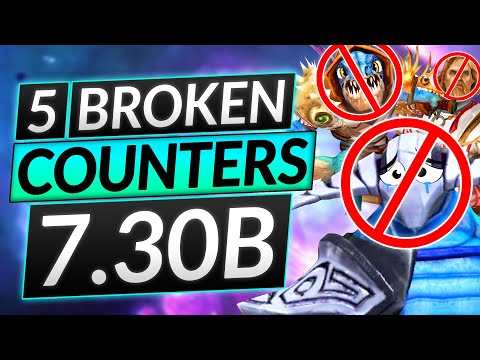 5 BROKEN CORE Heroes to COUNTER in Patch 7.30 - SHUT THEM DOWN -  Dota 2 Guide
