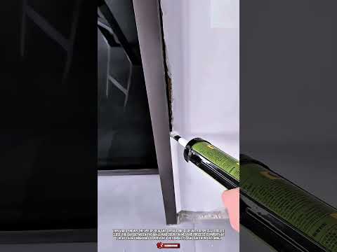 Handy Tool for Sealing Wall and Door Frame Gaps