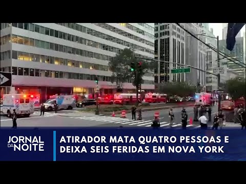 Atirador mata quatro pessoas e deixa seis feridas em Nova York