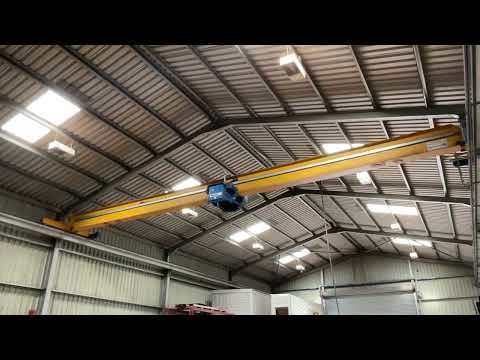 APPROX 45ft WALTER WATSON 5 TON 3 PHASE OVERHEAD CRANE
