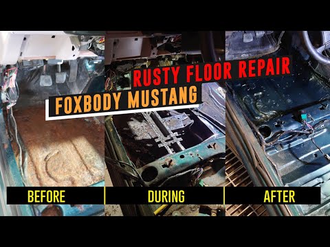 Rusty Floor Repair in my 1991 Foxbody Notch - TIPS04E83