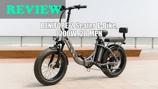 Download the video "BENIFORE 2 Seater Folding Electric Bike - Review"