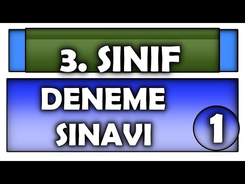 3. Sınıf - Deneme Sınavı -1