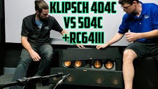 Video thumbnail for Klipsch RP-404c vs RP-504c vs RC-64 III | Center Channel Speaker Comparison! Tech With A Tech! by Divine AV Home Theater
