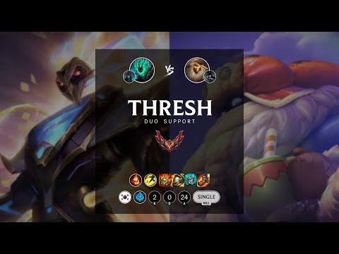 Thresh Support vs Bard - KR Grandmaster Patch 12.10