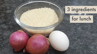 3 ingredients for lunch! A simple &amp; satisfying lunch recipe!3 ingredient recipe