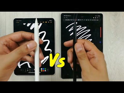 Apple Pencil 2 Vs Samsung S Pen - In-Depth Comparison - M1 iPad Pro Vs Tab S8 Plus