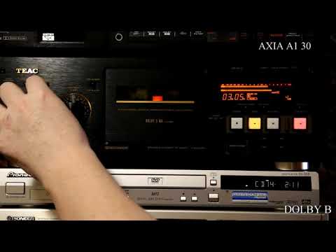 Запись и калибровка новой кассеты AXIA A1 на деке TEAC V-6030S