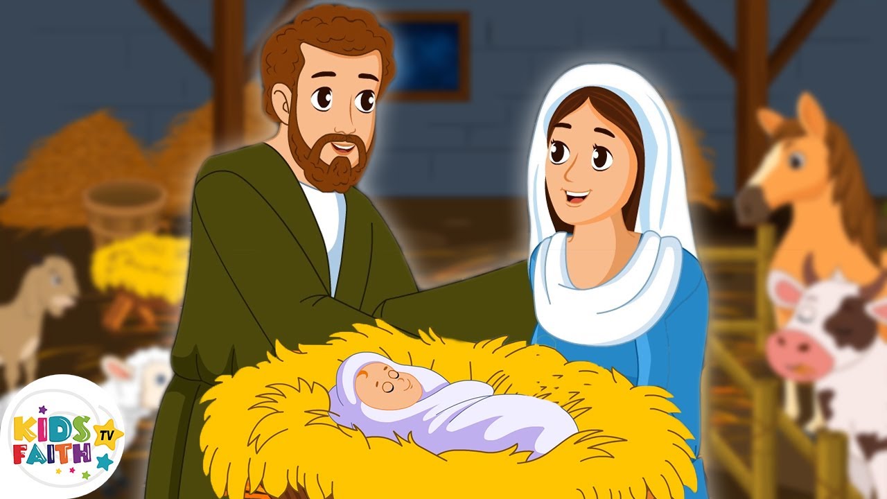 The Birth Story of Jesus Christ | Animated Bible Story for kids | Kids Faith TV