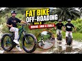 Fat Bike Off Roading With 3 Riders Mud Trails