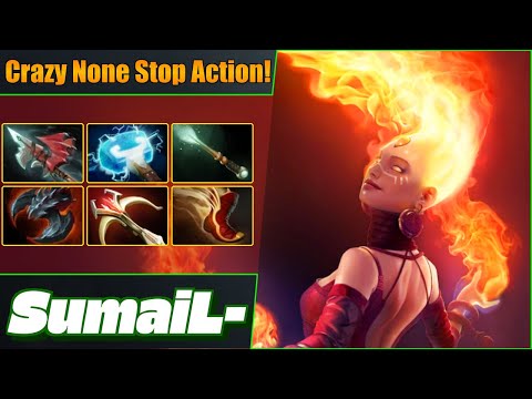 SumaiL - Lina - Mid - Wow Kills Galore! - Dota 2 - Full Gameplay - Improve Your Gameplay!