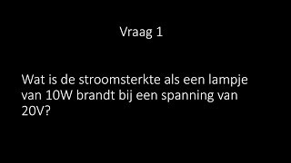 9 oefenvragen met vermogen