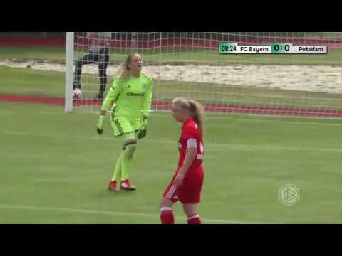 Laura Fluegge (blue jersey LCB #2 captain) | u17 Championship Game vs FC Bayern München