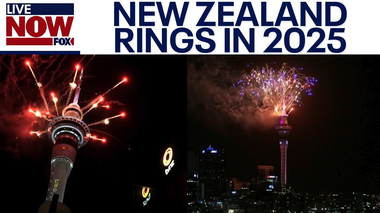 New Years fireworks: New Zealand rings in 2025  | LiveNOW from FOX