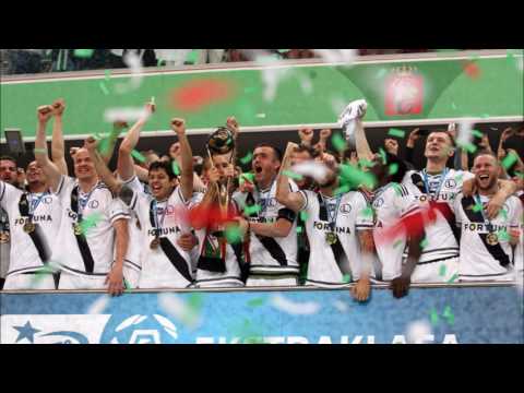 Radość po meczu z Lechią - Legia Mistrz 2017