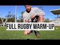 Solo Rugby Match Day Warm-Up Tutorial and Runthrough