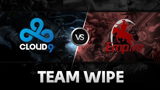 Team wipe by Cloud 9 vs Team Empire @ESL One Qualifier Europe