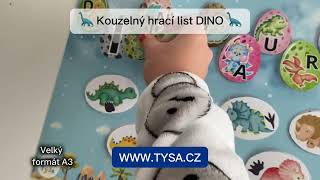Kouzelný hrací LIST A3 - DINO