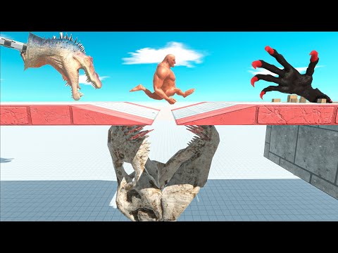 Challenging Parkour Who Can Pass ? - Animal Revolt Battle Simulator