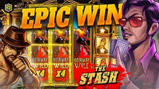 The Stash 🤑 Review & Bonus Feature 🤑 NEW Online Slot EPIC Big WIN - Blueprint Gaming Casino Supplier