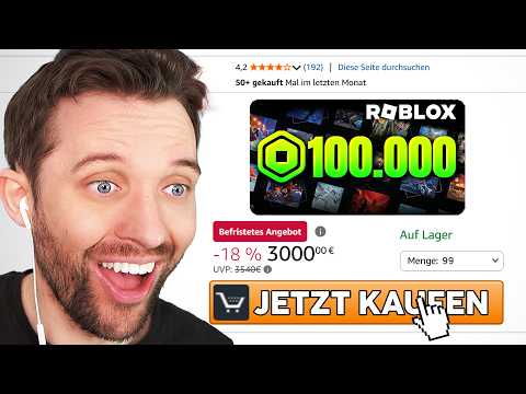 Ich GEBE 100.000 ROBUX AUS (wirklich)