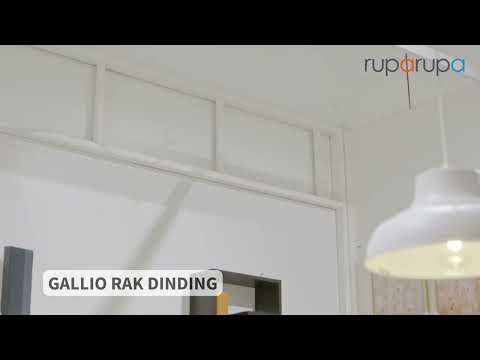 Gambar Informa Gallio Rak Dinding Tempat CD - Hitam