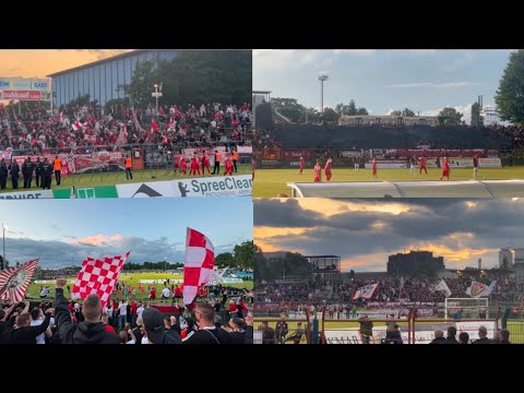 Geile Support BFC Dynamo Fans und Rot Weiss Erfurt Fans in Sportforum Hohenschönhausen 01/08/2025