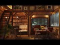 RAINY JAZZ CAFE - SLOW JAZZ MUSIC IN COFFEE SHOP AMBIENCE FO ..