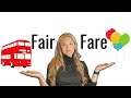 Fair vs. Fare [SAT Vocabulary] SAT Words