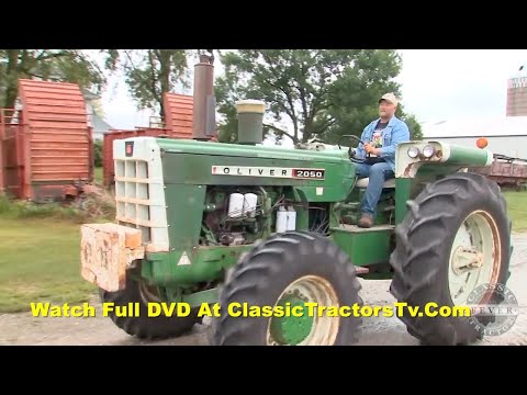 RARE - ONLY 80 BUILT! - AWESOME ORIGINAL- 1969 Oliver 2050 With Front Wheel Assist - Classic Tractor