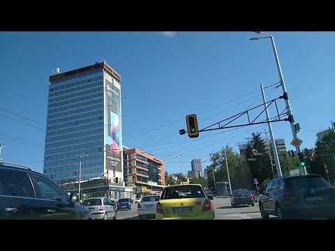 Driving in Sofia, Bulgaria