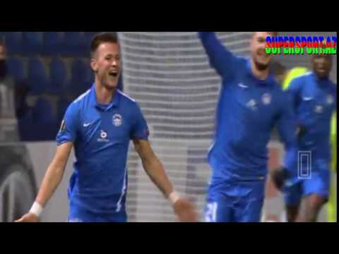 Slovan - Qarabag 1-0, Slovan Liberec 1 - 0 Qarabag FK 1-0 half time