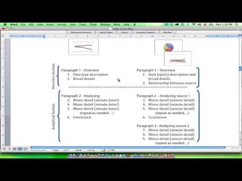 How to structure an IELTS Academic Task 1 response