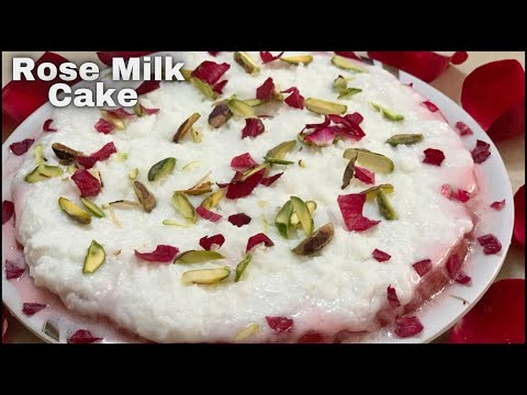 Rose Milk Cake | Cake Recipe | SUREKHA’S RECIPE