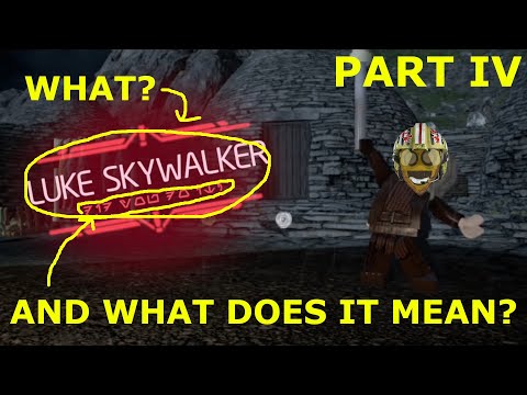 What do Aurebesh signs mean in Lego Star Wars: The Skywalker Saga? Part IV: Sequels