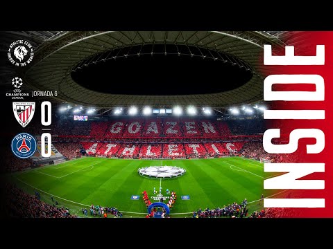Imagen de portada del video INSIDE I Athletic Club 0-0 PSG I Champions League 2025/26 6. J