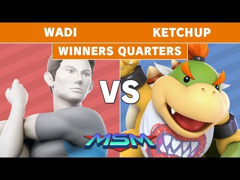 MSM 187 - AG | WaDi (Wii Fit Trainer) Vs. THC | Ketchup (Bowser Jr) W. Quarters - Smash Ultimate