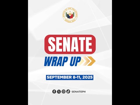 Senate Wrap-up (September 8-11, 2025)