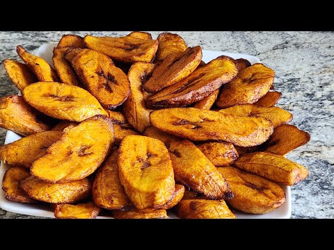 How to fry ripe plantains in a special way
