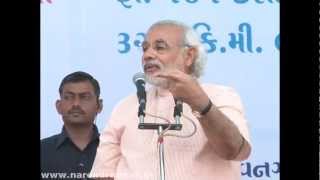 preview picture of video 'Shri Narendra Modi dedicates 32 km. Narmada pipeline from Navada to Botad'