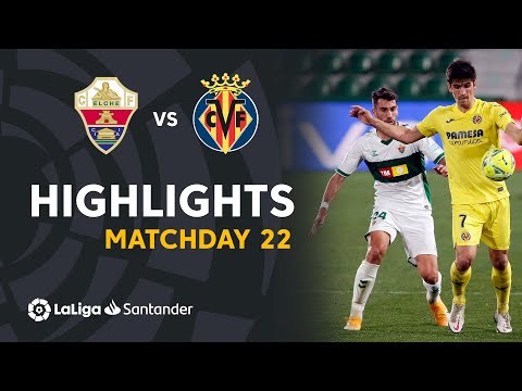 Highlights Elche CF vs Villarreal CF (2-2)