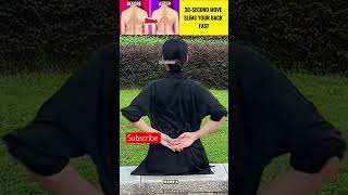 Just 30 times of exercise slime your back yoga gym kungfu homeworkout weightloss healthy tips