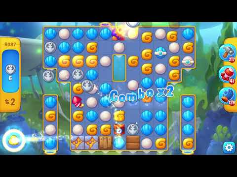 Fishdom 6087 Level - 18 moves - NO BooSTERS