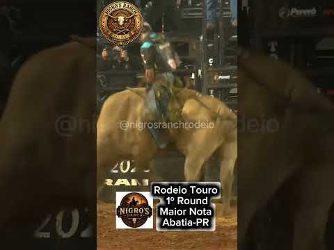 RODEIO TOURO 1º Round Maior Nota Abatia-PRBruno Barbosa x Lendário da Cia Os Brabos Nota: 88,75 pont