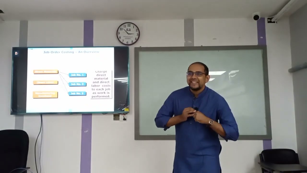 Managerial Accounting | Lecture-03 | MBA | Faham Ahmed | University of Scholars