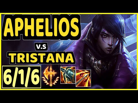 YUUKI60 (APHELIOS) vs TRISTANA - 6/1/6 KDA BOTTOM ADC GAMEPLAY - EUW Ranked DIAMOND
