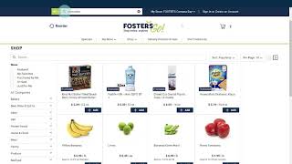 Foster's Go! - Tutorials - How to Shop Online