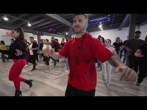 20230225 Igor & Rocio Bachata sensual workshop warm up at Dancelife X Toronto