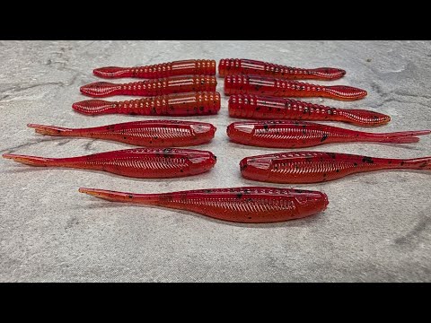 Fire craw fishing soft plastic